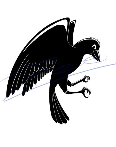 Crow Tattoo commission